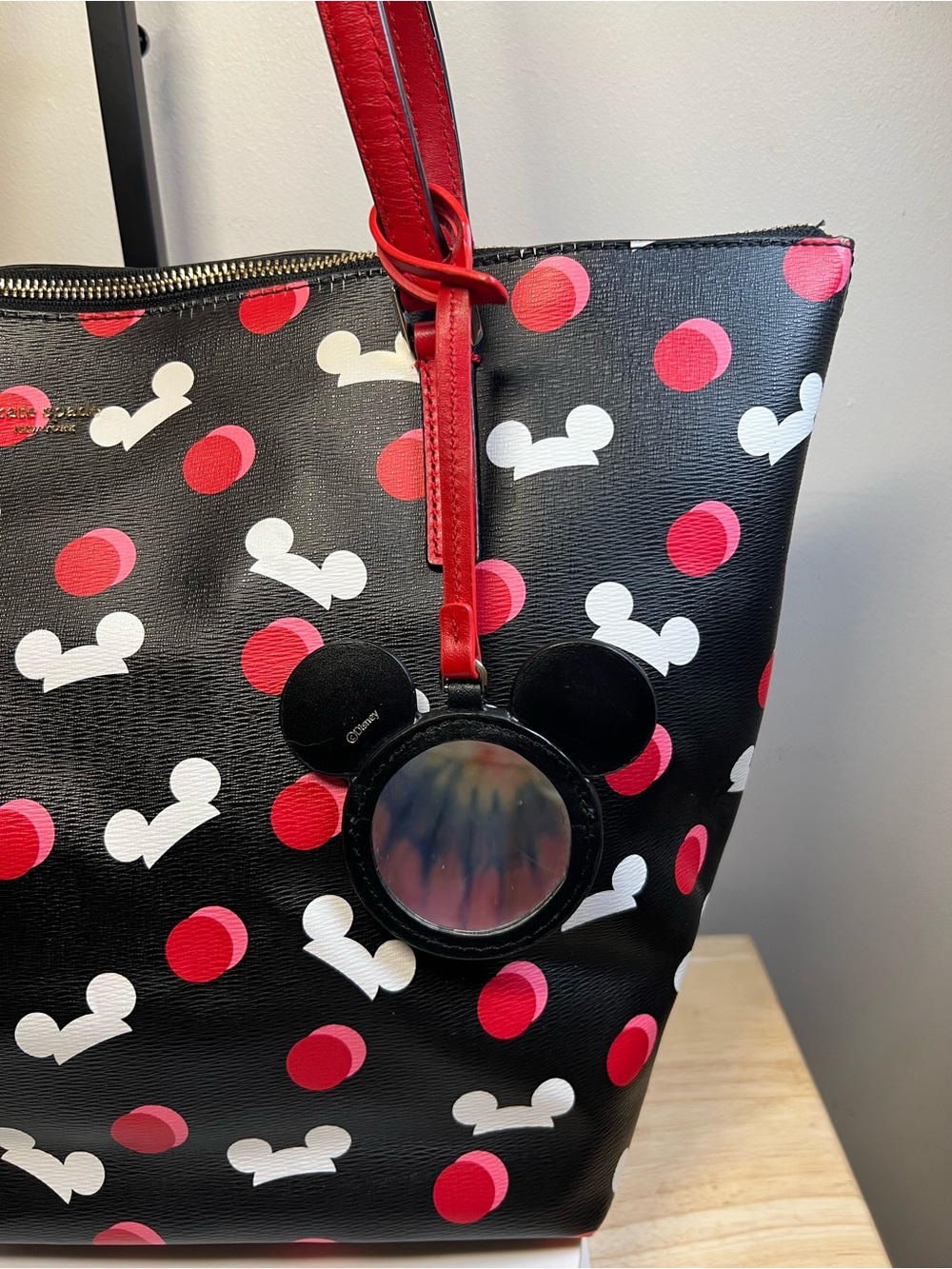 kate spade x Disney Mickey Mouse Ear Large Tote from 2019 EUC - Picture 3 of 8